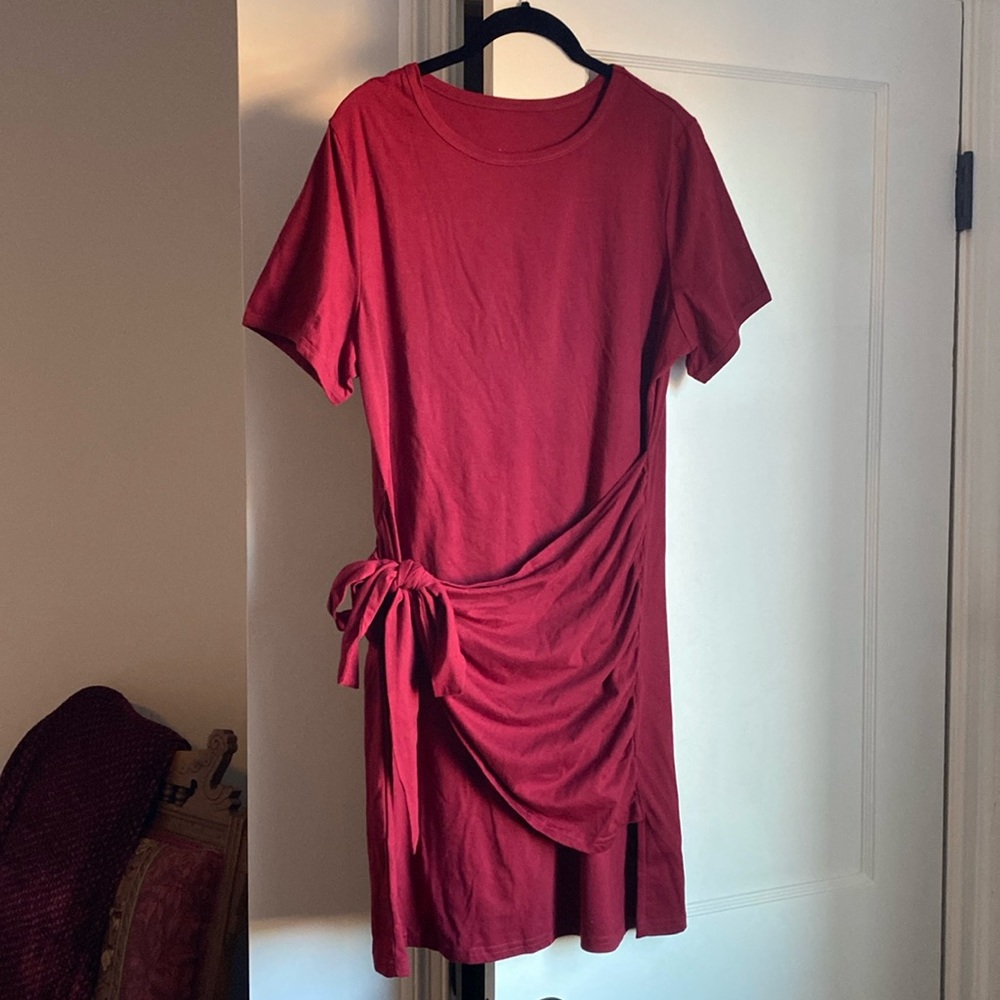 Red dress